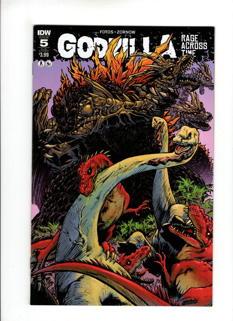 Godzilla: Rage Across Time #5 (Cvr B) (2016) Variant Jeff Zornow Subscription Cover  B Variant Jeff Zornow Subscription Cover  Buy & Sell Comics Online Comic Shop Toronto Canada