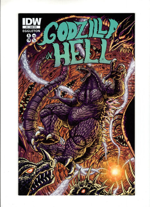 Godzilla In Hell #2 (Cvr B) (2015) Variant Matt Frank Subscription Cover   B Variant Matt Frank Subscription Cover   Buy & Sell Comics Online Comic Shop Toronto Canada