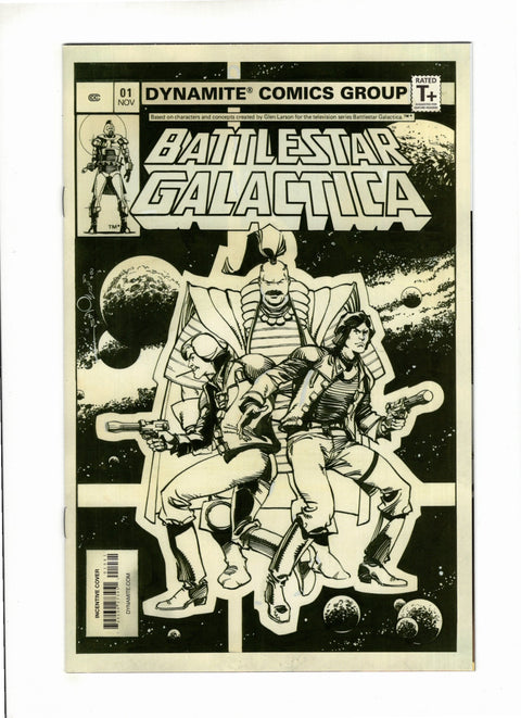 Battlestar Galactica Classic #1 (Cvr F) (2018) Incentive Walter Simonson Black & White Cover  F Incentive Walter Simonson Black & White Cover  Buy & Sell Comics Online Comic Shop Toronto Canada