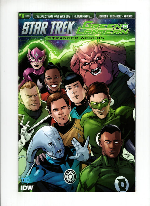 Star Trek / Green Lantern, Vol. 2 #1 (Cvr RI) (2016) Angel Hernandez & Esther Sanz Retailer Incentive Cover  RI Angel Hernandez & Esther Sanz Retailer Incentive Cover  Buy & Sell Comics Online Comic Shop Toronto Canada