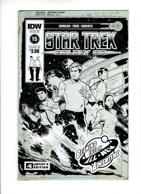 Star Trek: Boldly Go #15 (Cvr B) (2017) Angel Hernandez Artist's Edition Cover B  B Angel Hernandez Artist's Edition Cover B  Buy & Sell Comics Online Comic Shop Toronto Canada