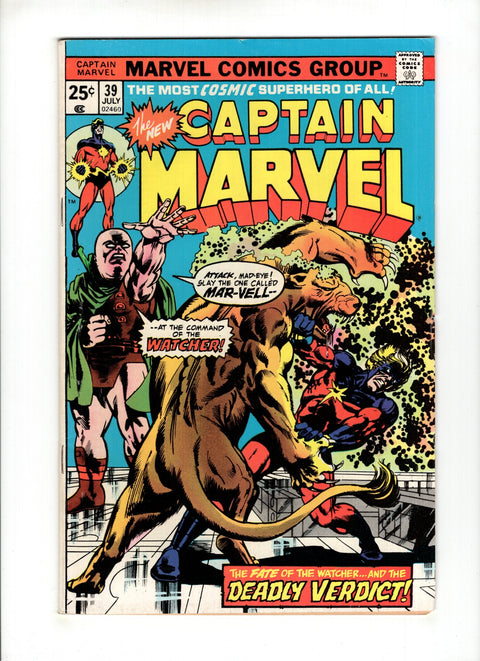 Captain Marvel, Vol. 1 #39 (Cvr A) (1975)   A   Buy & Sell Comics Online Comic Shop Toronto Canada