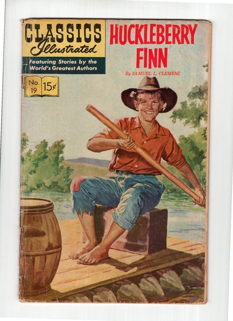 Classics Illustrated #19 (1944) Huckleberry Finn   Huckleberry Finn  Buy & Sell Comics Online Comic Shop Toronto Canada