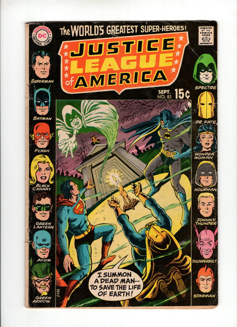 Justice League of America, Vol. 1 #83 (1970)      Buy & Sell Comics Online Comic Shop Toronto Canada