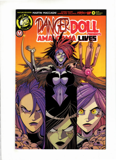 Danger Doll Squad Presents: Amalgama Lives #4 (Cvr C) (2019) Variant Marco Maccagni Artist Cover   C Variant Marco Maccagni Artist Cover   Buy & Sell Comics Online Comic Shop Toronto Canada