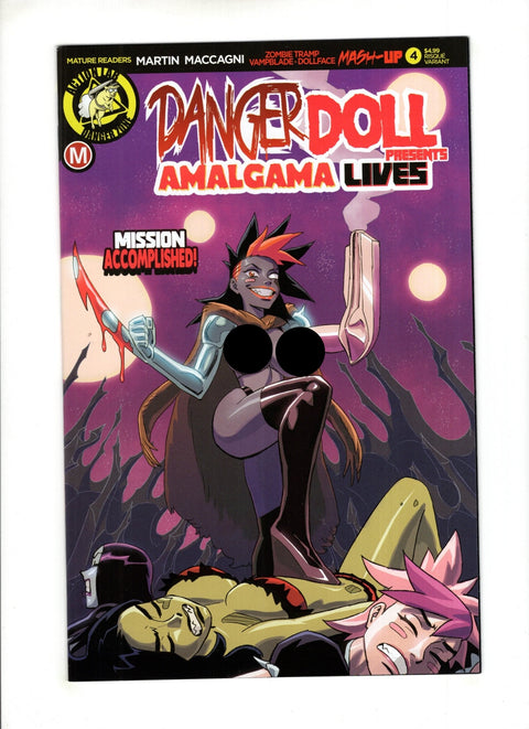 Danger Doll Squad Presents: Amalgama Lives #4 (Cvr B) (2019) Variant Winston Young Risqué Cover   B Variant Winston Young Risqué Cover   Buy & Sell Comics Online Comic Shop Toronto Canada