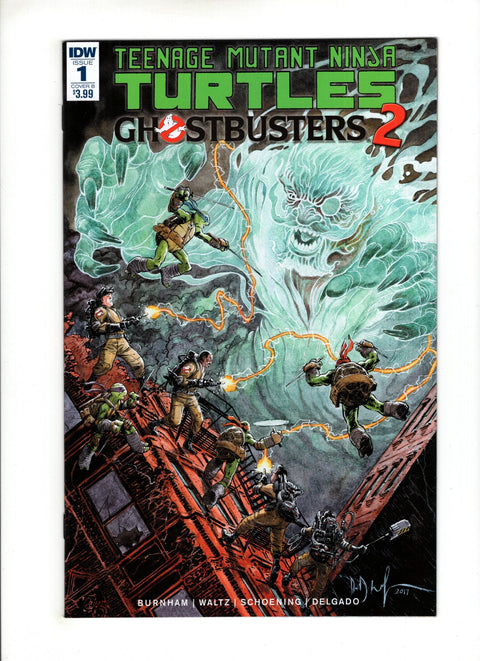 Teenage Mutant Ninja Turtles / Ghostbusters, Vol. 2 #1 (Cvr B) (2017) Variant Dave Wachter Cover  B Variant Dave Wachter Cover  Buy & Sell Comics Online Comic Shop Toronto Canada