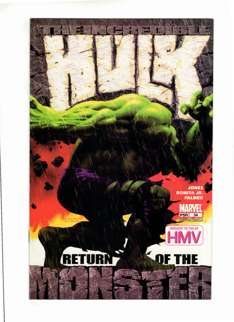 The Incredible Hulk, Vol. 2 #34 (Cvr C) (2002) HMV Variant  C HMV Variant  Buy & Sell Comics Online Comic Shop Toronto Canada