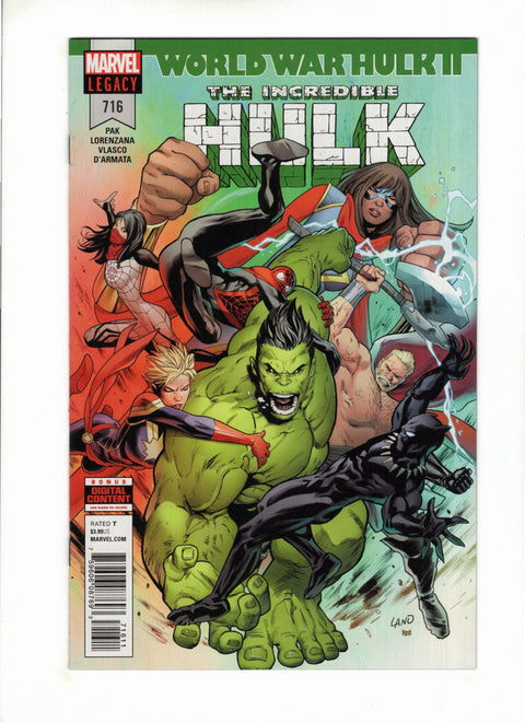 The Incredible Hulk, Vol. 3 #716 (2018)      Buy & Sell Comics Online Comic Shop Toronto Canada