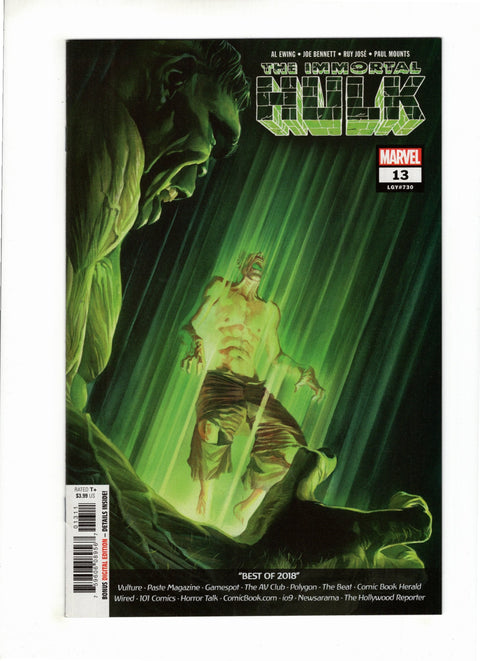 The Immortal Hulk #13 (Cvr A) (2019) Alex Ross Regular  A Alex Ross Regular  Buy & Sell Comics Online Comic Shop Toronto Canada