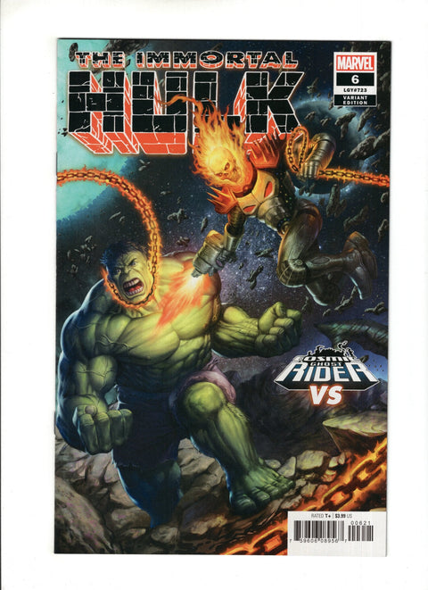 The Immortal Hulk #6 (Cvr B) (2018) Variant Brent Schoonover Cosmic Ghost Rider VS  B Variant Brent Schoonover Cosmic Ghost Rider VS  Buy & Sell Comics Online Comic Shop Toronto Canada