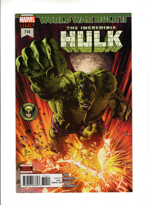 The Incredible Hulk, Vol. 3 #714 (Cvr A) (2018) Regular Mike Deodato Jr  A Regular Mike Deodato Jr  Buy & Sell Comics Online Comic Shop Toronto Canada