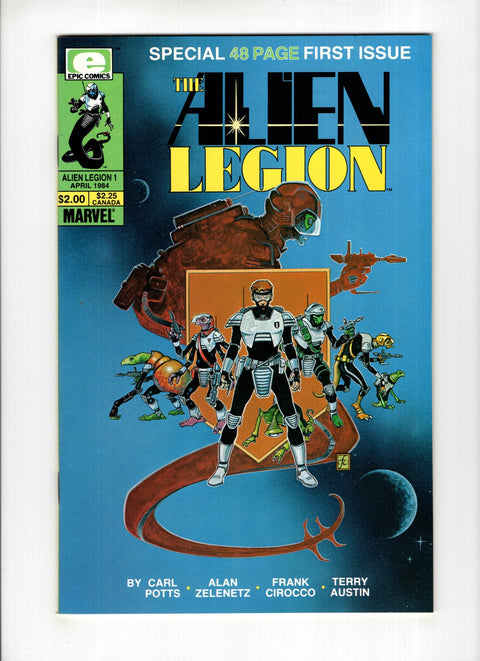 Alien Legion, Vol. 1 #1 (1984)      Buy & Sell Comics Online Comic Shop Toronto Canada