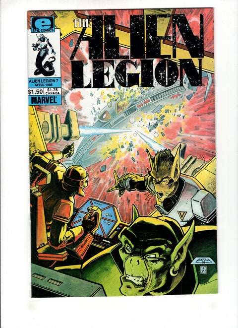 Alien Legion, Vol. 1 #7 (1985)      Buy & Sell Comics Online Comic Shop Toronto Canada