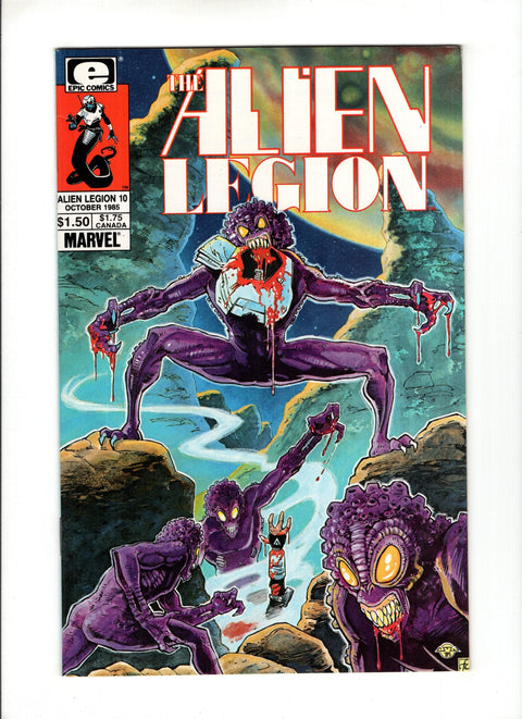 Alien Legion, Vol. 1 #10 (1985)      Buy & Sell Comics Online Comic Shop Toronto Canada