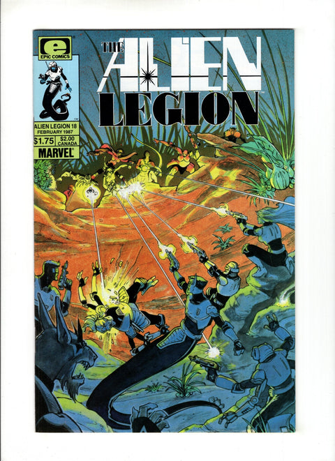 Alien Legion, Vol. 1 #18 (1987)      Buy & Sell Comics Online Comic Shop Toronto Canada