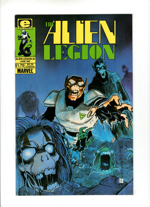 Alien Legion, Vol. 1 #20 (1987)      Buy & Sell Comics Online Comic Shop Toronto Canada