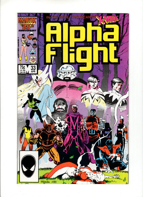 Alpha Flight, Vol. 1 #33 (1986) 1st Yuriko Oyama (Lady Deathstrike)   1st Yuriko Oyama (Lady Deathstrike)  Buy & Sell Comics Online Comic Shop Toronto Canada