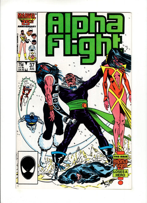 Alpha Flight, Vol. 1 #37 (1986)      Buy & Sell Comics Online Comic Shop Toronto Canada