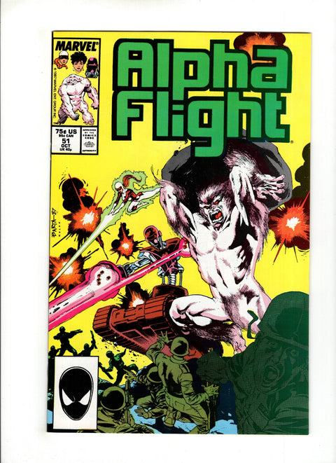 Alpha Flight, Vol. 1 #51 (1987) 1st Jim Lee at Marvel   1st Jim Lee at Marvel  Buy & Sell Comics Online Comic Shop Toronto Canada