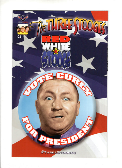 Three Stooges Red White & Stooge #1 (Cvr A) (2016) Curly  A Curly  Buy & Sell Comics Online Comic Shop Toronto Canada