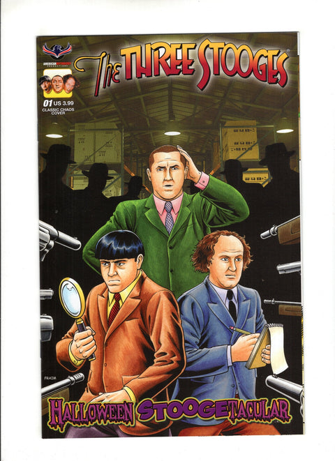 The Three Stooges: Halloween Stoogetacular #1 (Cvr B) (2017) Fraim Bros Framed  B Fraim Bros Framed  Buy & Sell Comics Online Comic Shop Toronto Canada