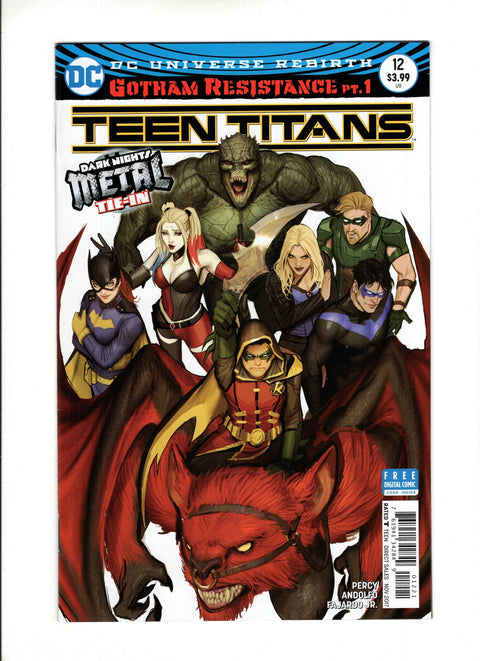 Teen Titans, Vol. 6 #12 (Cvr B) (2017) 1st Batman Who Laughs  B 1st Batman Who Laughs  Buy & Sell Comics Online Comic Shop Toronto Canada