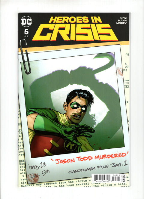 Heroes in Crisis #5 (Cvr B) (2019) Variant Ryan Sook  B Variant Ryan Sook  Buy & Sell Comics Online Comic Shop Toronto Canada