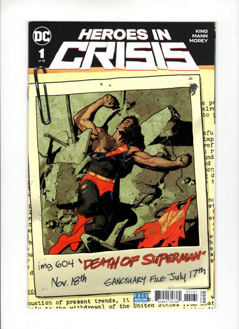 Heroes in Crisis #1 (Cvr F) (2018) Variant Ryan Sook  F Variant Ryan Sook  Buy & Sell Comics Online Comic Shop Toronto Canada