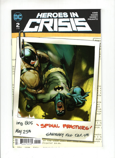 Heroes in Crisis #2 (Cvr B) (2018) Variant Ryan Sook  B Variant Ryan Sook  Buy & Sell Comics Online Comic Shop Toronto Canada