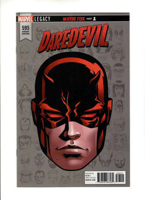 Daredevil, Vol. 5 #595 (Cvr E) (2017) Incentive Mike McKone Legacy Headshot Variant  E Incentive Mike McKone Legacy Headshot Variant  Buy & Sell Comics Online Comic Shop Toronto Canada