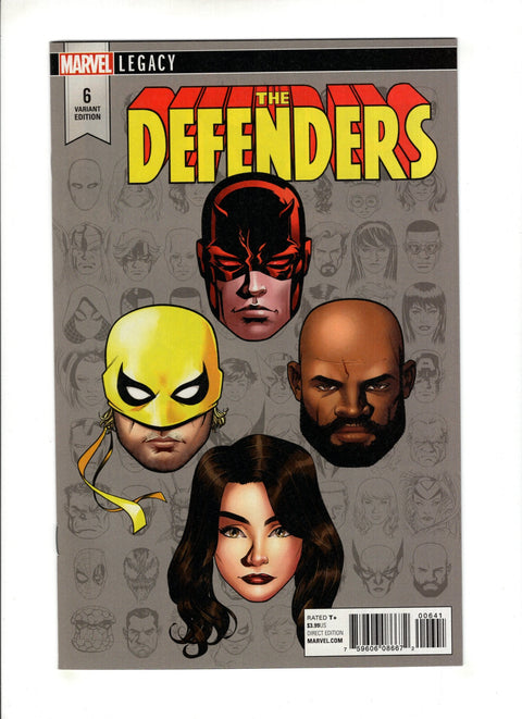 The Defenders, Vol. 5 #6 (Cvr D) (2017) Incentive Mike McKone Legacy Headshot Variant  D Incentive Mike McKone Legacy Headshot Variant  Buy & Sell Comics Online Comic Shop Toronto Canada