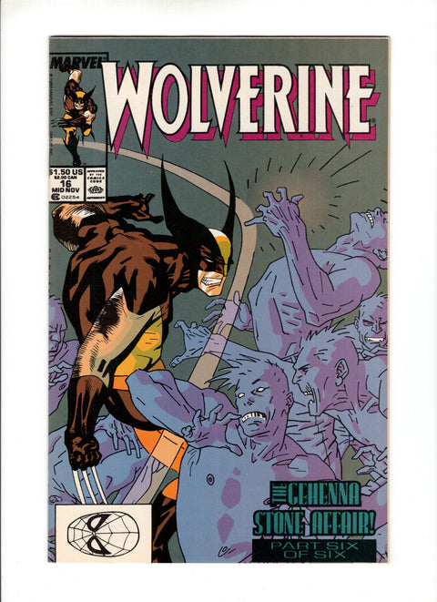 Wolverine, Vol. 2 #16 (1989)      Buy & Sell Comics Online Comic Shop Toronto Canada