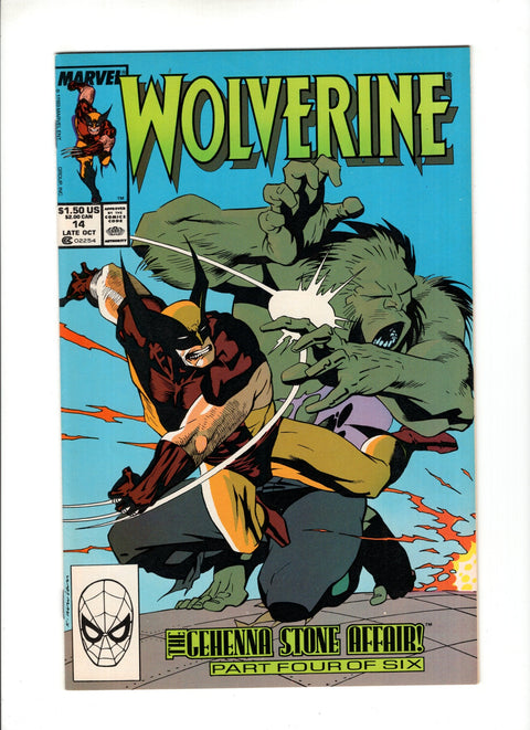 Wolverine, Vol. 2 #14 (1989)      Buy & Sell Comics Online Comic Shop Toronto Canada