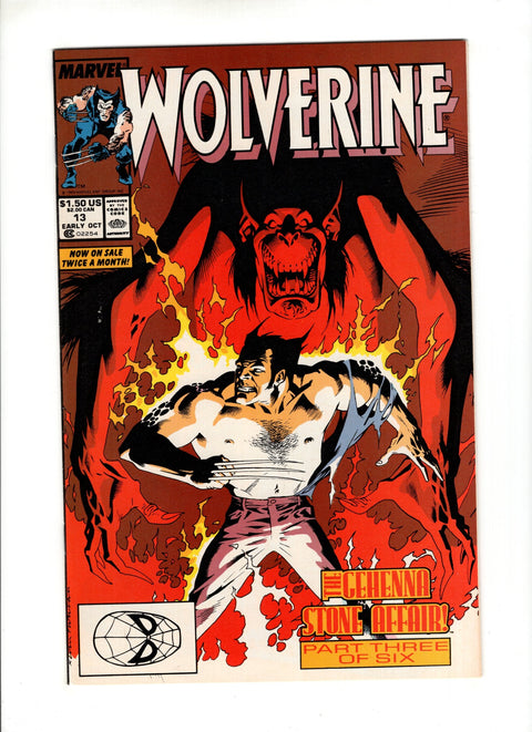 Wolverine, Vol. 2 #13 (1989)      Buy & Sell Comics Online Comic Shop Toronto Canada