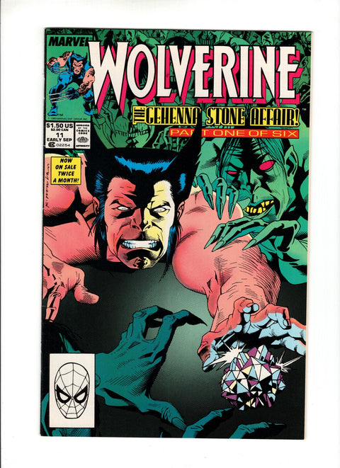 Wolverine, Vol. 2 #11 (1989)      Buy & Sell Comics Online Comic Shop Toronto Canada
