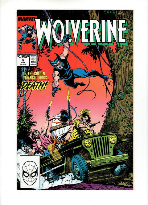 Wolverine, Vol. 2 #5 (1988)      Buy & Sell Comics Online Comic Shop Toronto Canada