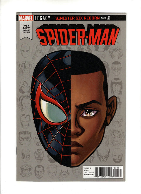 Spider-Man, Vol. 2 #234 (Cvr C) (2017) Mike McKone Legacy Headshot Incentive Variant (1:10)  C Mike McKone Legacy Headshot Incentive Variant (1:10)  Buy & Sell Comics Online Comic Shop Toronto Canada