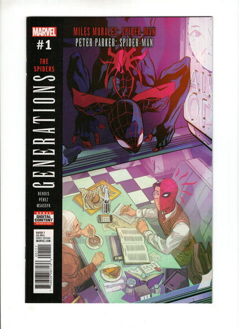 Generations: Miles Morales Spider-Man & Peter Parker Spider-Man #1 (Cvr A) (2017) Ramon K. Perez Regular  A Ramon K. Perez Regular  Buy & Sell Comics Online Comic Shop Toronto Canada