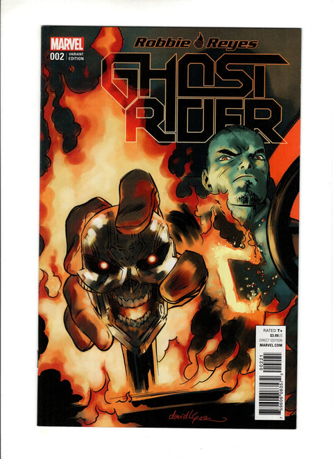 Ghost Rider, Vol. 7 #2 (Cvr B) (2016) Incentive David Lopez Variant Cover  B Incentive David Lopez Variant Cover  Buy & Sell Comics Online Comic Shop Toronto Canada