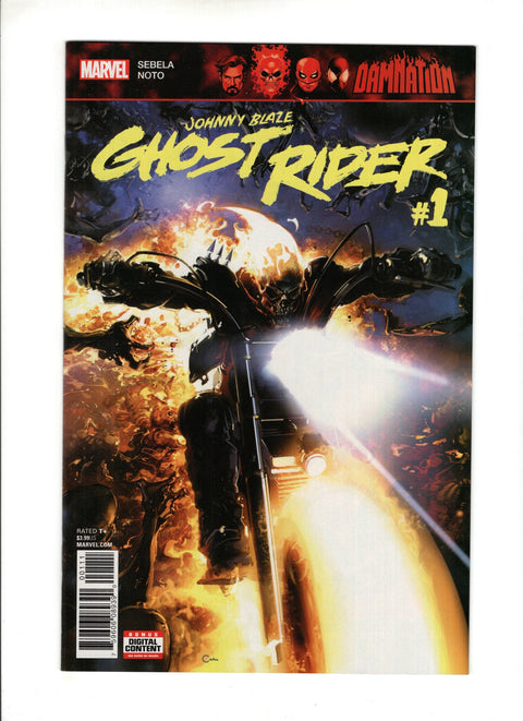 Damnation: Johnny Blaze - Ghost Rider #1 (Cvr A) (2018) Regular Clayton Crain Cover  A Regular Clayton Crain Cover  Buy & Sell Comics Online Comic Shop Toronto Canada