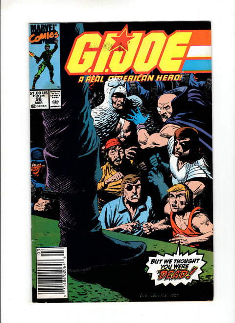 G.I. Joe: A Real American Hero (Marvel) #98 (1990) Newsstand   Newsstand  Buy & Sell Comics Online Comic Shop Toronto Canada