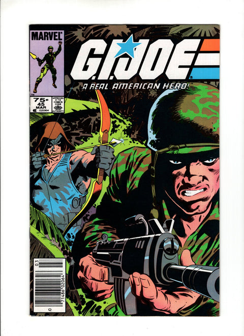 G.I. Joe: A Real American Hero (Marvel) #45 (1985) Newsstand   Newsstand  Buy & Sell Comics Online Comic Shop Toronto Canada