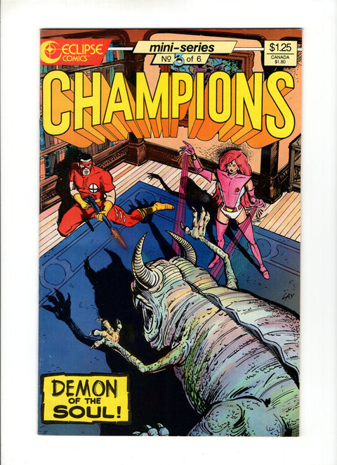 Champions (Eclipse) #3 (1986)      Buy & Sell Comics Online Comic Shop Toronto Canada