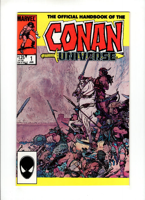 The Official Handbook of the Conan Universe #1 (1986)      Buy & Sell Comics Online Comic Shop Toronto Canada