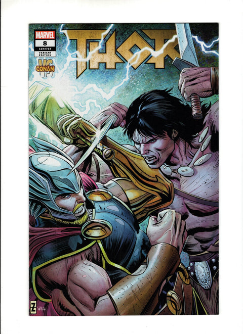 Thor, Vol. 5 #8 (Cvr C) (2018) Variant Patrick Zircher Conan vs Marvel Heroes Cover  C Variant Patrick Zircher Conan vs Marvel Heroes Cover  Buy & Sell Comics Online Comic Shop Toronto Canada