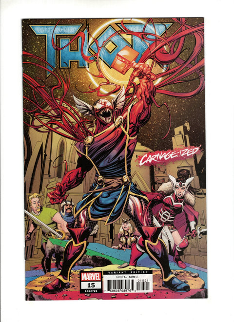 Thor, Vol. 5 #15 (Cvr B) (2019) Variant Mike McKone Carnage-Ized Cover  B Variant Mike McKone Carnage-Ized Cover  Buy & Sell Comics Online Comic Shop Toronto Canada