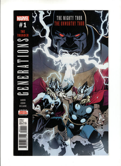 Generations: The Unworthy Thor & The Mighty Thor #1 (Cvr A) (2017) Regular Mahmud Asrar Cover  A Regular Mahmud Asrar Cover  Buy & Sell Comics Online Comic Shop Toronto Canada