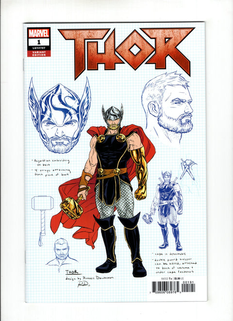 Thor, Vol. 5 #1 (Cvr I) (2018) Incentive Dauterman Design Variant  I Incentive Dauterman Design Variant  Buy & Sell Comics Online Comic Shop Toronto Canada