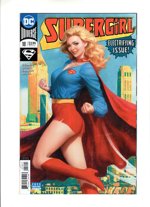 Supergirl, Vol. 7 #18 (Cvr B) (2018) Variant Stanley Artgerm Lau  B Variant Stanley Artgerm Lau  Buy & Sell Comics Online Comic Shop Toronto Canada